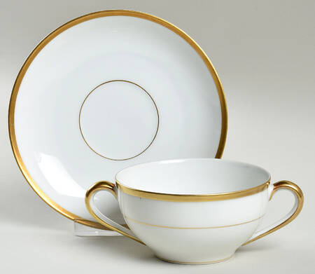 The Chaumont Flat Bouillon Cup & Saucer