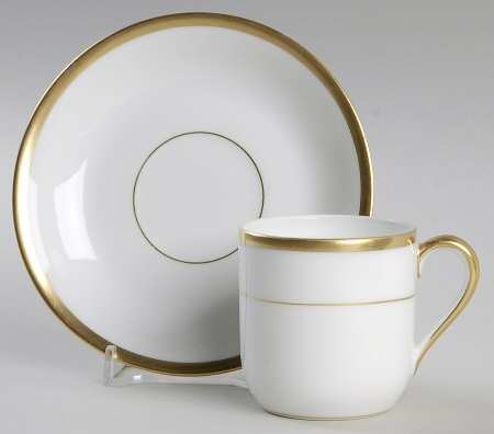 The Chaumont Flat Demitasse Cup & Saucer Set