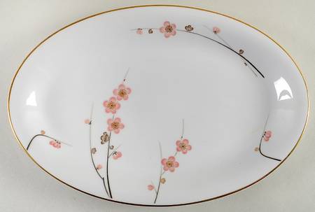 Cherry Blossom 12" Oval Serving Platter