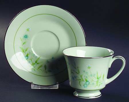 Cherish Footed Cup & Saucer Set