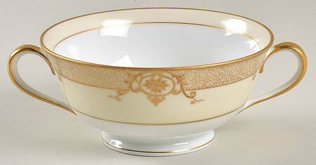 Cheramy Footed Cream Soup Bowl