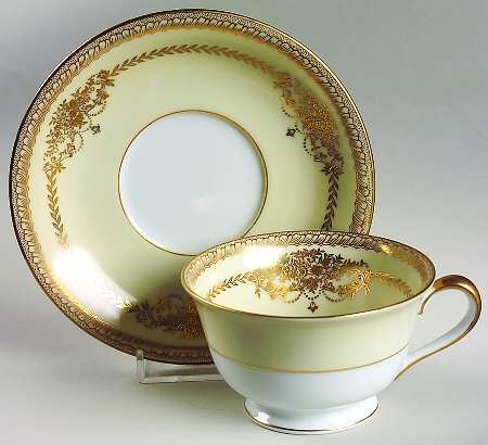 Cherita (7281 & NO #) Footed Cup & Saucer Set