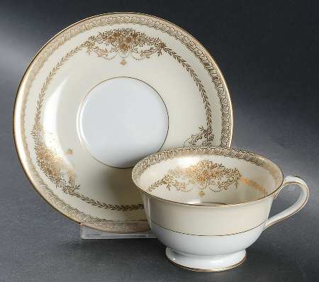 Cherita (7281 & NO #) Footed Cup & Saucer Set