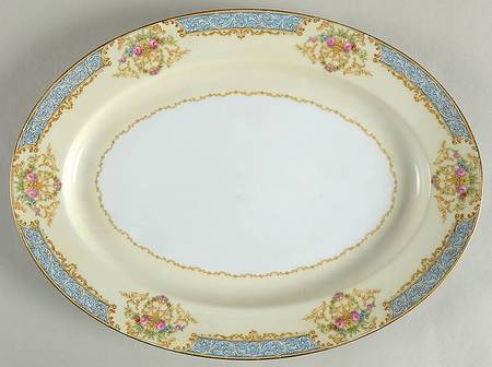 Chevonia 13" Oval Serving Platter