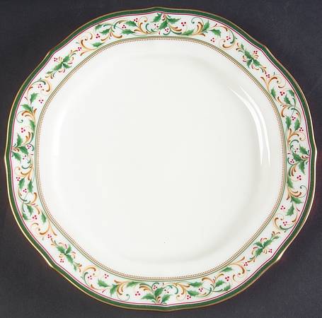 Christmas Garland Salad Plate