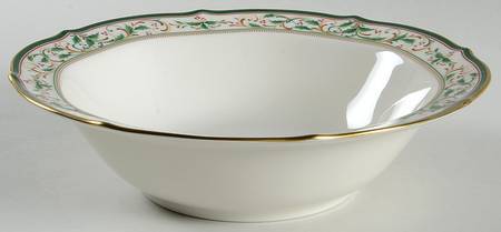 Christmas Garland 9" Round Vegetable Bowl