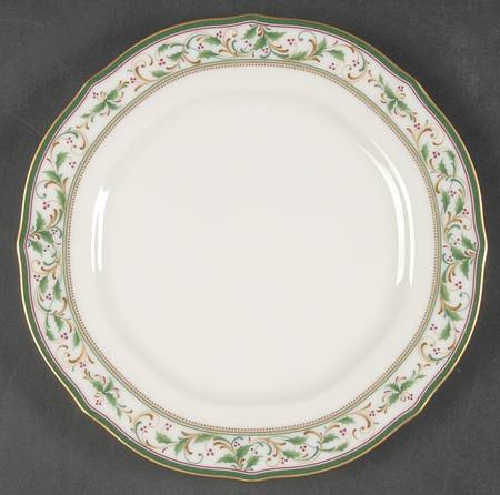 Christmas Garland Bread & Butter Plate