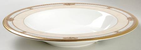 Chavot Gold Rim Soup Bowl