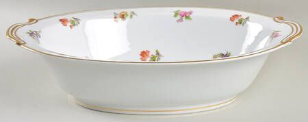 Chintz 10" Oval Vegetable Bowl