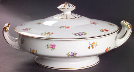 Chintz Round Covered Vegetable