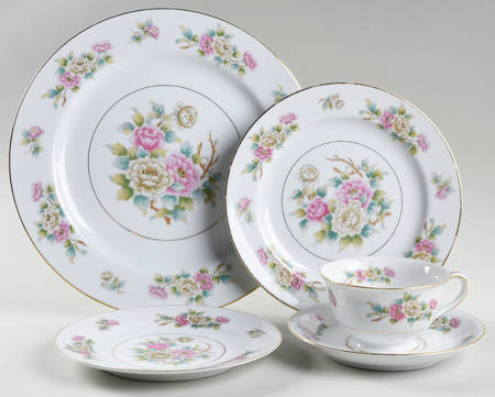 Chinapeony 5 Piece Place Setting