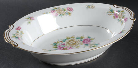 Chinapeony 10" Oval Vegetable Bowl