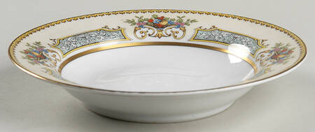 Chine Blue Rim Soup Bowl