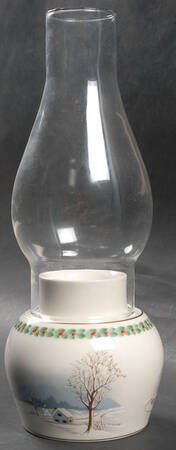 Christmas Memories Hurricane Lamp & Globe