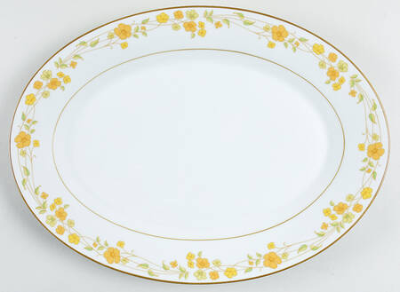 Chorus 14" Oval Serving Platter