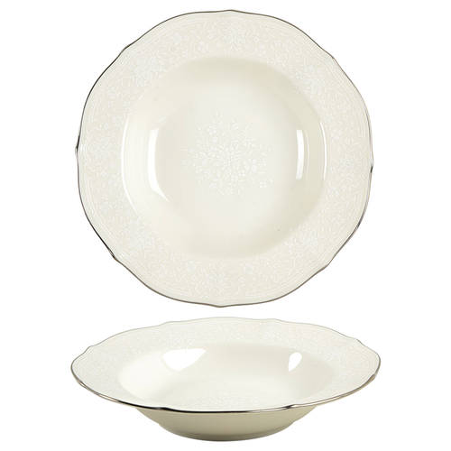 Chandon Platinum Rim Soup Bowl