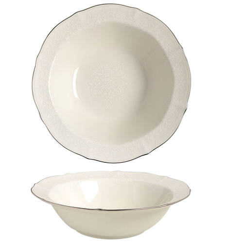 Chandon Platinum 9" Round Vegetable Bowl