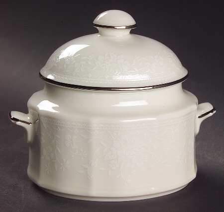 Chandon Platinum Sugar Bowl & Lid