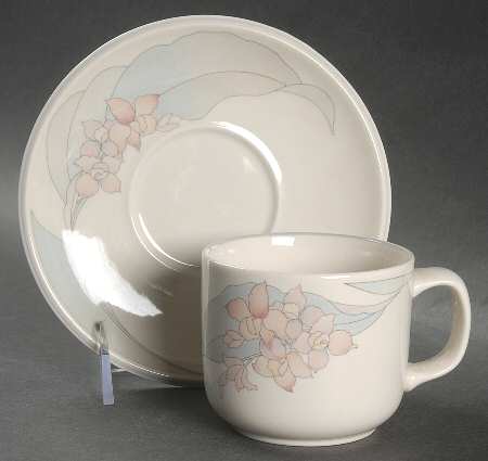 Christy's World Flat Cup & Saucer Set