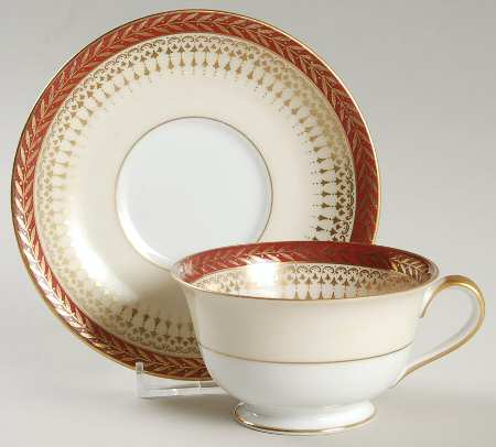Cimarron Footed Cup & Saucer Set