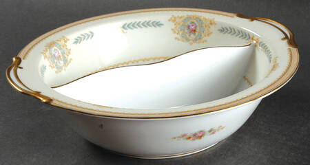 Ciro Round Divided Vegetable Bowl