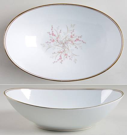 Claire 10" Oval Vegetable Bowl