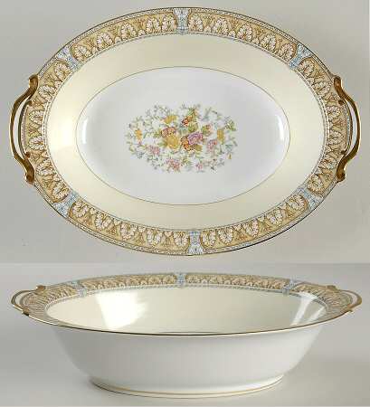 Claire 10" Oval Vegetable Bowl