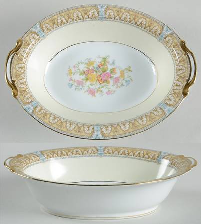 Claire 9" Oval Vegetable Bowl