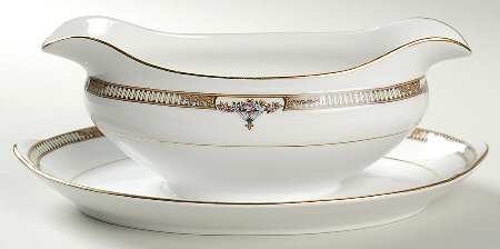Claridge Gravy Boat with Attached Underplate