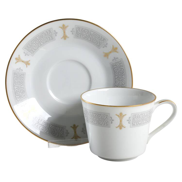 Classique Flat Cup & Saucer Set