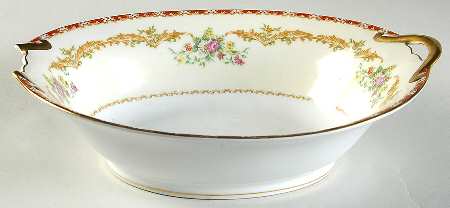Claudette 10" Oval Vegetable Bowl