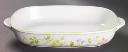 Clear Day 9" Oval Baker/Vegetable Bowl