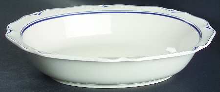 Clearlake 11" Oval Vegetable Bowl