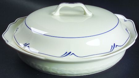 Clearlake 1 Qt Round Shallow Covered Casserole/Pie/Quiche