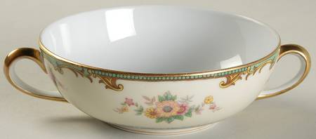 Clintonia Flat Cream Soup Bowl
