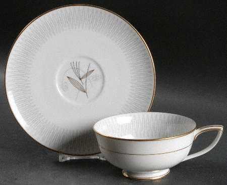 Clinton Footed Cup & Saucer Set