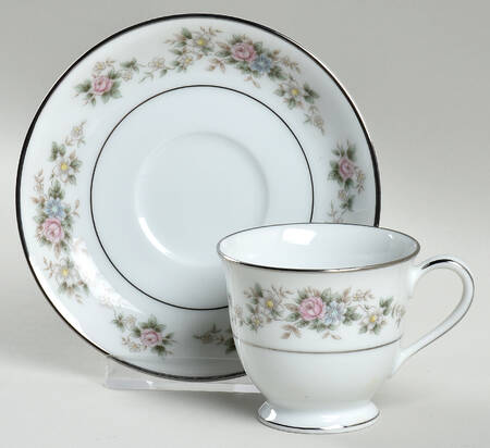 Closter Footed Demitasse Cup & Saucer Set