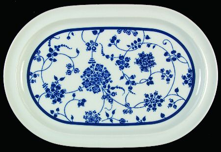 Clinging Vine 14" Oval Serving Platter
