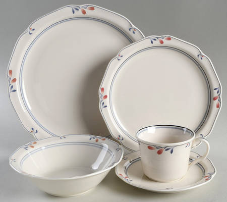 Copper Bud 5 Piece Place Setting