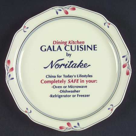 Copper Bud Advertising Salad Plate