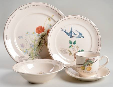 Country Diary Edwardian Lady 5 Piece Place Setting