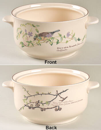 Country Diary Edwardian Lady 2 Qt Round Covered Casserole No Lid