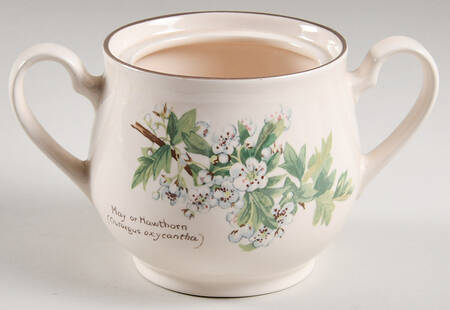 Country Diary Edwardian Lady Sugar Bowl No Lid