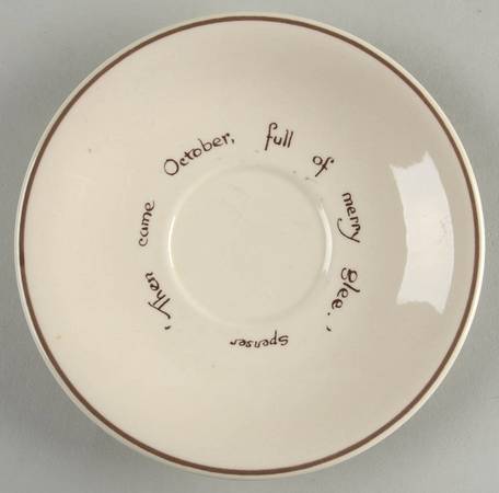 Country Diary Edwardian Lady Saucer