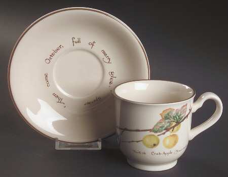 Country Diary Edwardian Lady Footed Cup & Saucer Set