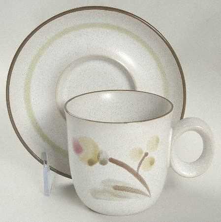 County Fair Flat Cup & Saucer Set