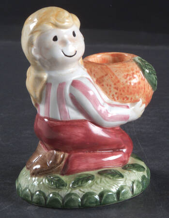 Country Fences Figural Candlestick