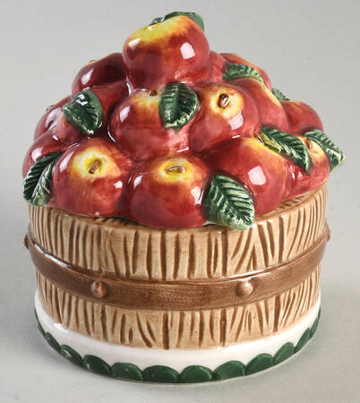 Country Fences Figural Sugar Bowl & Lid
