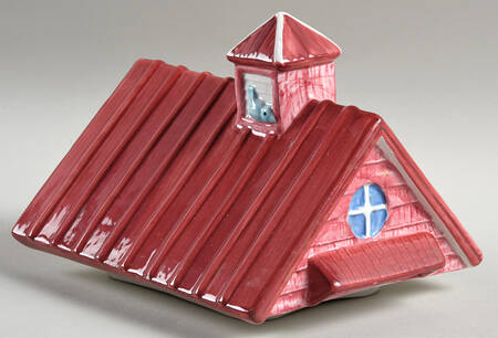 Country Fences Lid for Small Figural Canister