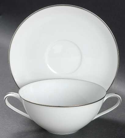 Colony Flat Cream Soup Bowl & Saucer Set